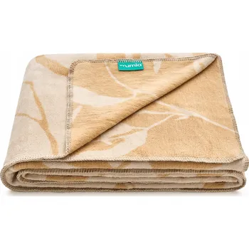 Prostěradlo MĚKKÁ DEKA 150X200CM LISTY PŘEHOZ NA POSTEL BAVLNA - MUMLA