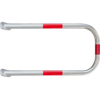 parkovací zábrana Nástěnné ochranné konzoly Moravia SafeWall, žárově zinkované, 500 x 1000 mm, k přišroubování