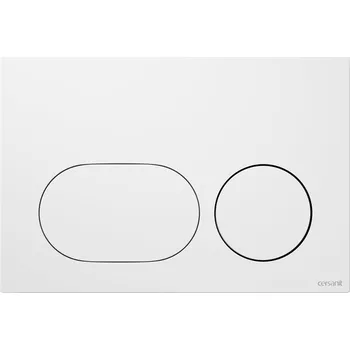 Splachovací tlačítko Cersanit Dueto splachovací tlačítko pro WC, bílé K97-0634