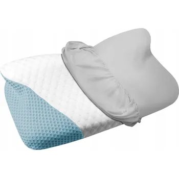 Polštář Povlak na ortopedický polštář bavlna Medi Sleep šedý 60 x 30 cm