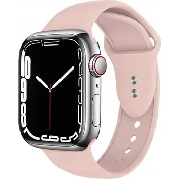 Řemínek na hodinky Řemínek Crong pro Apple Watch 44mm, růžový