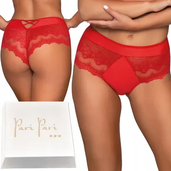 Kalhotky Kalhotky Brazilské Kalhotky s vysokým pasem, modelovací, XXL, Sophia HW, červené