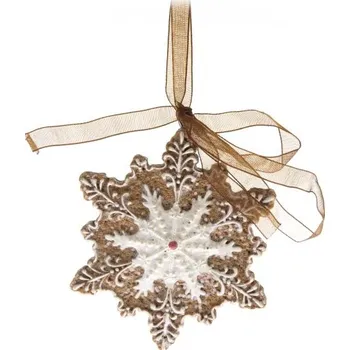 Casa de Engel Polyresinová závěsná vločka 12/288