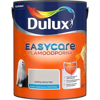 barva na zeď Dulux latexová Barva na zeď 5 l plná šedobéžová matná