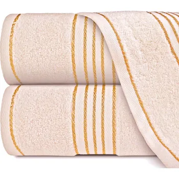 Ručník BAVLNĚNÝ RUČNÍK TIWANO 30X50 CM KRÉMOVÁ
