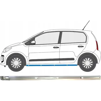 Prah karosérie Opravný plech prahu vnitřní pro Volkswagen UP! 2011- / Levá (strana řidiče)