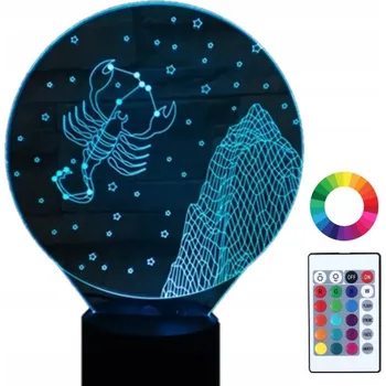 Lampička Noční lampa Plexido vícebarevná