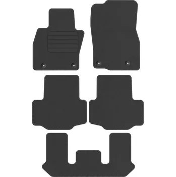 autokoberec Kobercové rohožky Edecor velurové 5 ks