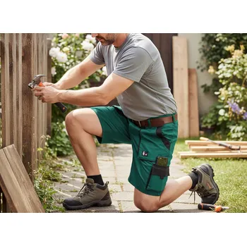 pracovní kraťasy CXS Šortky TOMÁŠ CXS LUX, různé barvy Velikost 58 zelená/černá