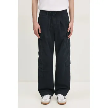 Bavlněné kalhoty thisisneverthat BDU Pant tmavomodrá barva, ve střihu cargo, TN243WPARP02, L, 59X