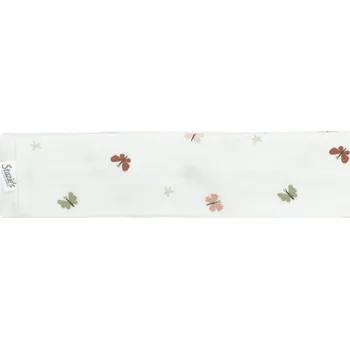 Čelenka Rovná čelenka bílá s motýlky