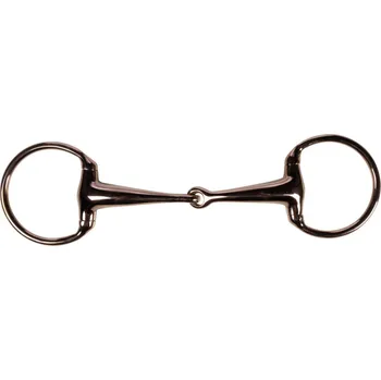 Vybavení pro koně HKM Udidlo olivové jednou lomené Rosegold HKM, 18 mm 15,5 cm