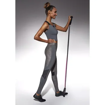 Dámské legíny Sportovní legíny Flint - Bas Bleu XL grafitová-šedá