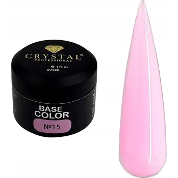 Lak na nehty Hybridní lak, barevná báze CRYSTAL PROFESSIONAL Base Color #15 15ml