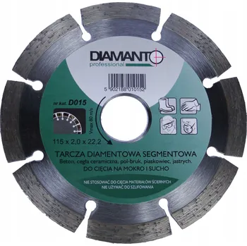 Řezný kotouč DIAMANTOVÝ KOTOUČ PROFESSIONAL SEGMENTOVÝ 180 D021
