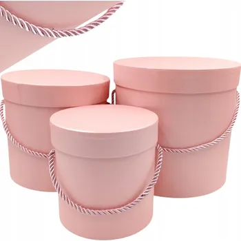 Obraz Krabice s víkem v odstínech růžové