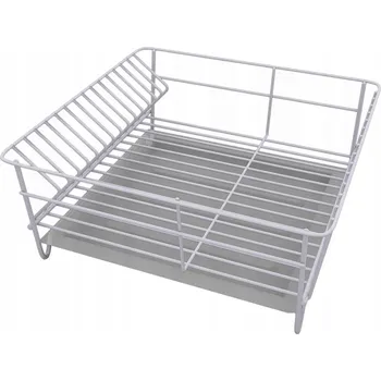 Obraz Odtok do dřezu, čtverec 32 cm, bílý