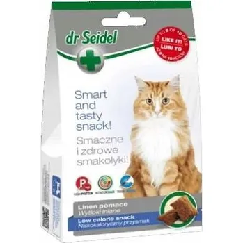 Pamlsek pro kočku Dr Seidel pamlsky pro kočky NÍZKOKALORICKÉ 50g