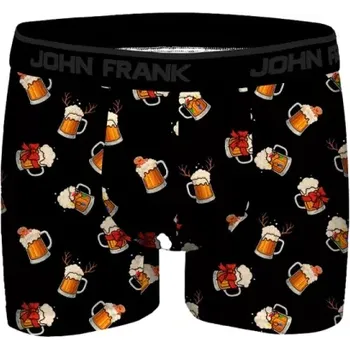 Boxerky JFBD56 - pánské boxerky John Frank, L, pivo