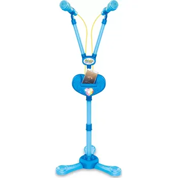 Hudební nástroj pro děti PLEJO Stojan se 2 mikrofony - modrá