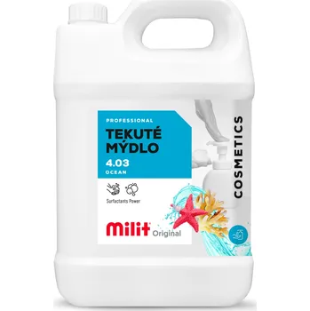 Mýdlo Milit tekuté mýdlo Ocean, 5 l