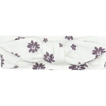 Čelenka Dětská čelenka s mašlí fialky 0-2r