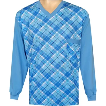 Pánské pyžamo Pánský Pyžamový Kabátek FOLTÝN PPKD94 Velikost: XL, Materiál: Mako-úplet