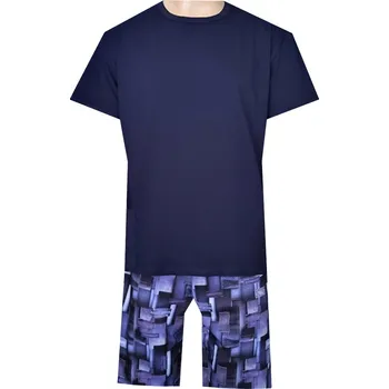 Pánské pyžamo Pánské Pyžamo Krátké FOLTÝN PK 515 Velikost: S