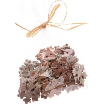 Vánoce Casa de Engel Vločka z březové kůry - sada 36ks 36/120