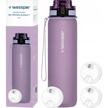 Láhev Filtrační láhev Wessper B4 TRITAN Actitex 0,5 l fialová