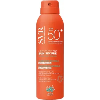 Přípravek na opalování SVR Sun Secure Lait Crépitant SPF50+ – Ochranné šumivé mléko, 200 ml