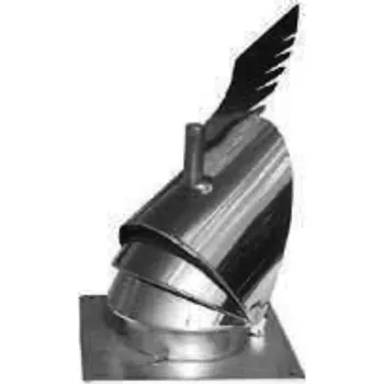 Hlavice pro radiátor K 30 výklopná se čtvercovou podstavou prům. 150 mm