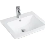MEXEN - SALMA umyvadlo na desku 53x46cm bílá 25365300
