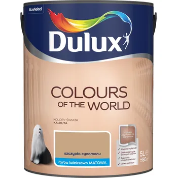barva na zeď Dulux 5l matná latexová Barva Pinch of Cinnamon