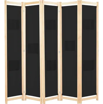 Paraván Paraván vidaXL 200 x 170 cm černý