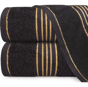 Ručník BAVLNĚNÝ RUČNÍK TIWANO 30X50 CM ČERNÁ