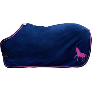 Deka pro koně HKM Deka odpocovací Mini HKM, PONY, deep blue Délka zad: 75 cm