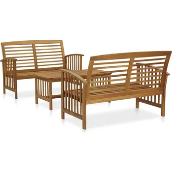 Zahradní sestava zahrada-XL 3dílná zahradní sedací souprava masivní akáciové dřevo 3057972