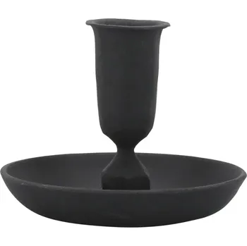Svícen Chic Antique Kovový svícen Antique Black 9 cm