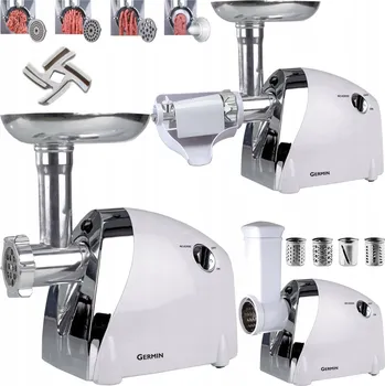Kuchyňský mlýnek Mlýnek na maso Germin 1300 W s příslušenstvím a zpětným chodem