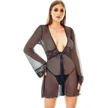 Elegantní župan Maxine - Anais XXL/XXXL Černá