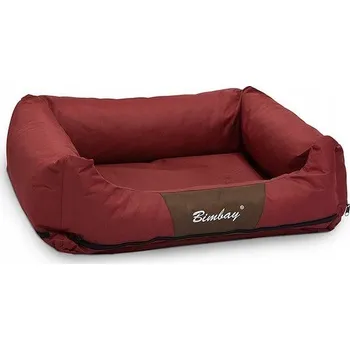 Pelíšek pro psa BIMBAY KANAPE s Impregnací LUX Č. 1 BORDO 65x50