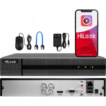 IP kamera 4-KANÁLOVÝ ZÁZNAMNÍK PRO MONITORING DO 2MPx TVI AHD CVI HILOOK BY HIKVISION