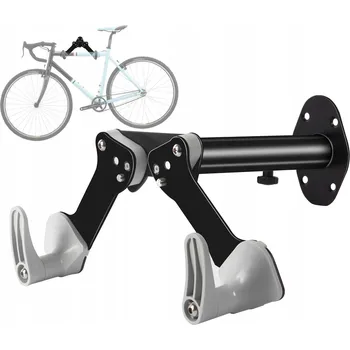 Věšák Nástěnný držák na kolo _ za rám _ max. 25 kg _ nastavitelný a bezpečný