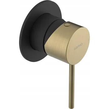 Vodovodní baterie Sprchová baterie Sapho ULTRAMIX černá