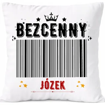 Polštář Polštář pro číšníka jako Dárek s potiskem fotografie, bílý PoliDraw