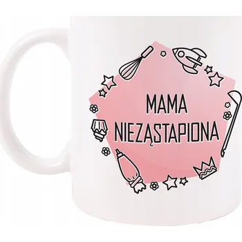 Bílý keramický hrnek 330 ml s potiskem "NENAHRADITELNÁ MATKA" Dárek