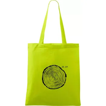 Letokruhy - 25 - Taška bavlněná - 42 x 38 cm ( Limetková )