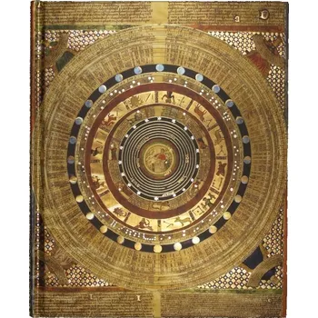 Zápisník Notes Zápisník do kanceláře NOTES Zápisník pro děti linkovaný zlatou barvou Peter Pauper Press vícebarevný