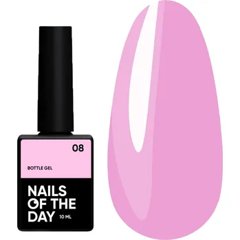 Lak na nehty Gel NAILSOFTHEDAY Bottle gel 08, 10 ml